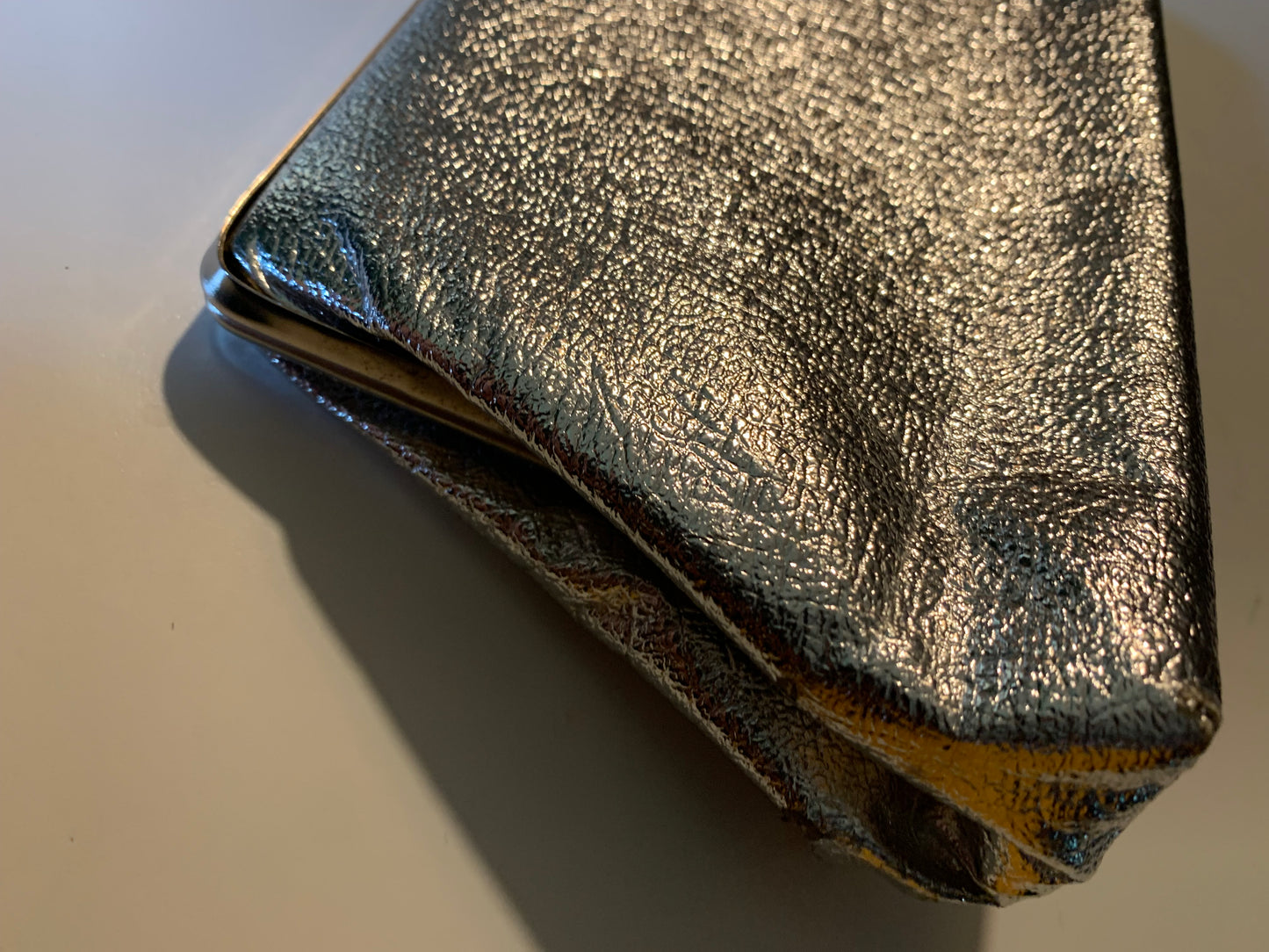 Metallic Silver Handbag circa 1960s