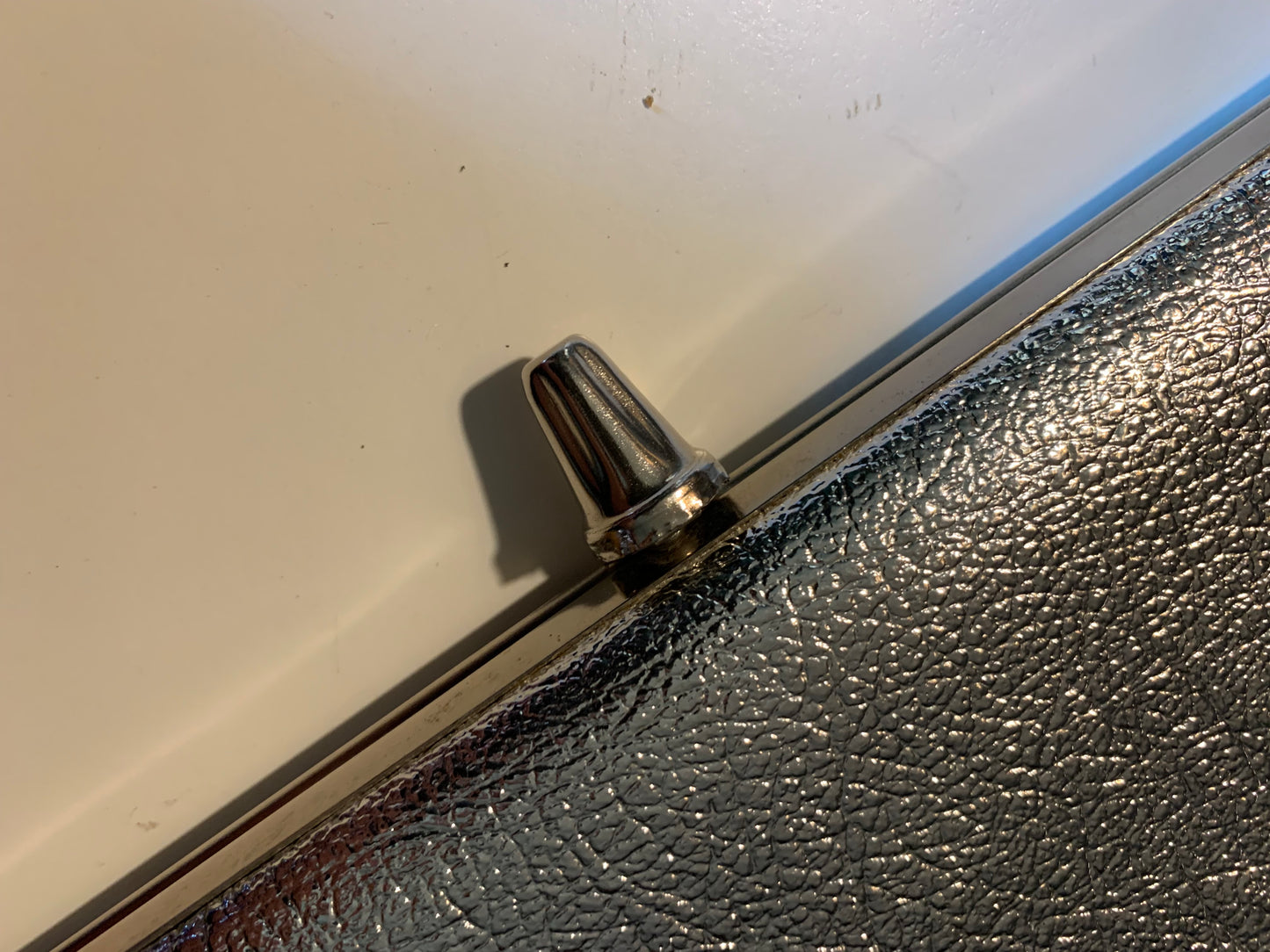 Metallic Silver Handbag circa 1960s