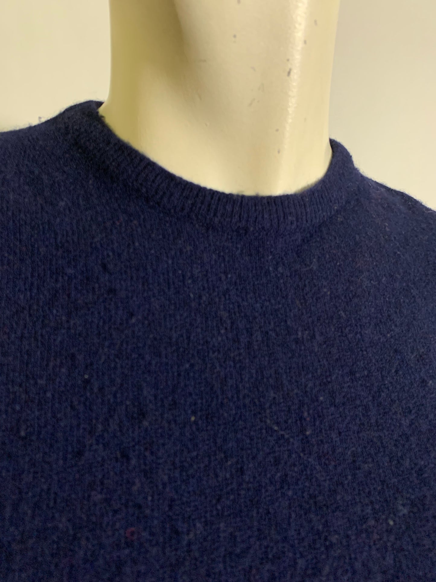 Classic Deep Blue Long Sleeved Sweater circa 1960s
