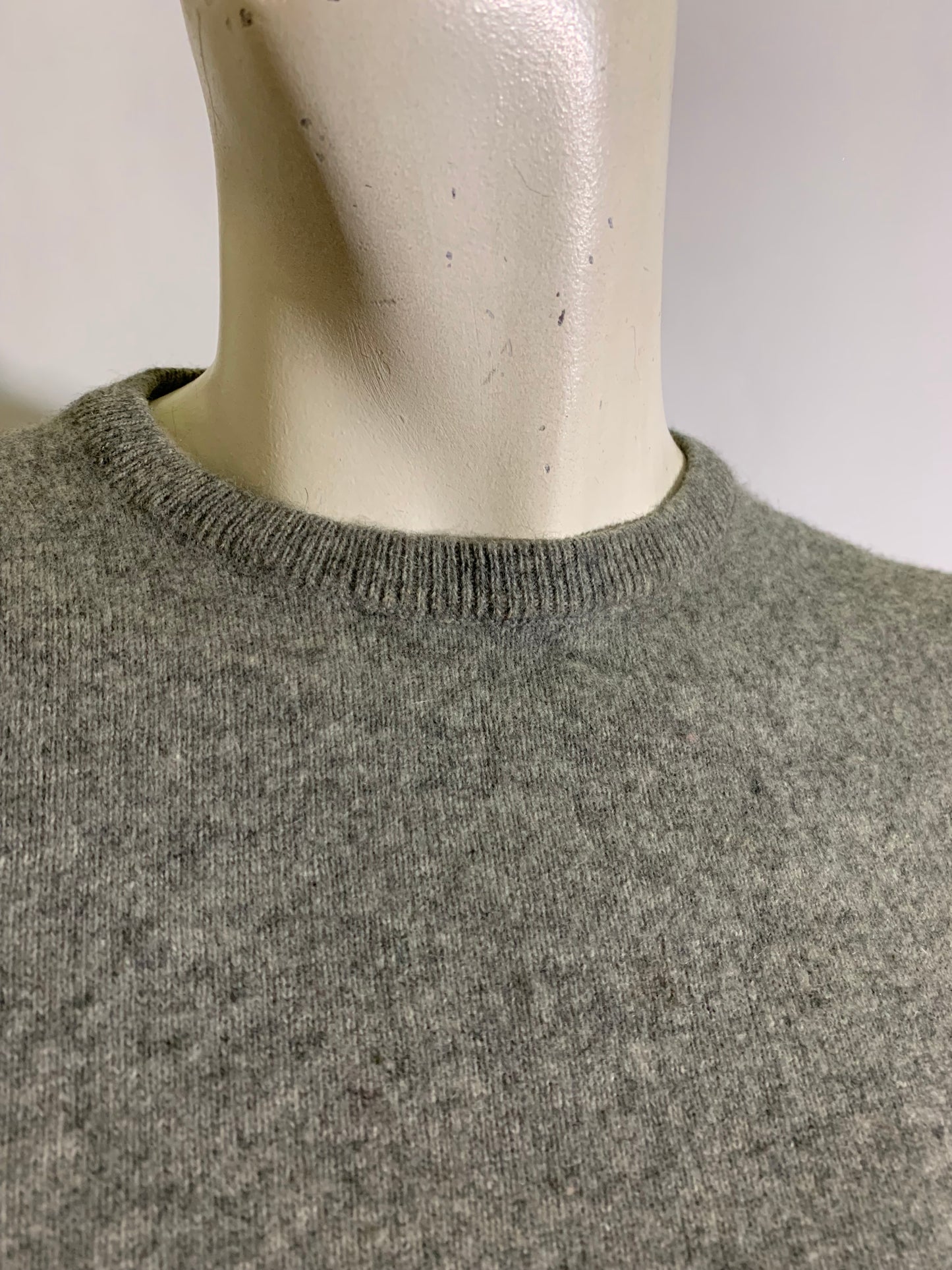Heathered Grey Long Sleeved Sweater circa 1960s
