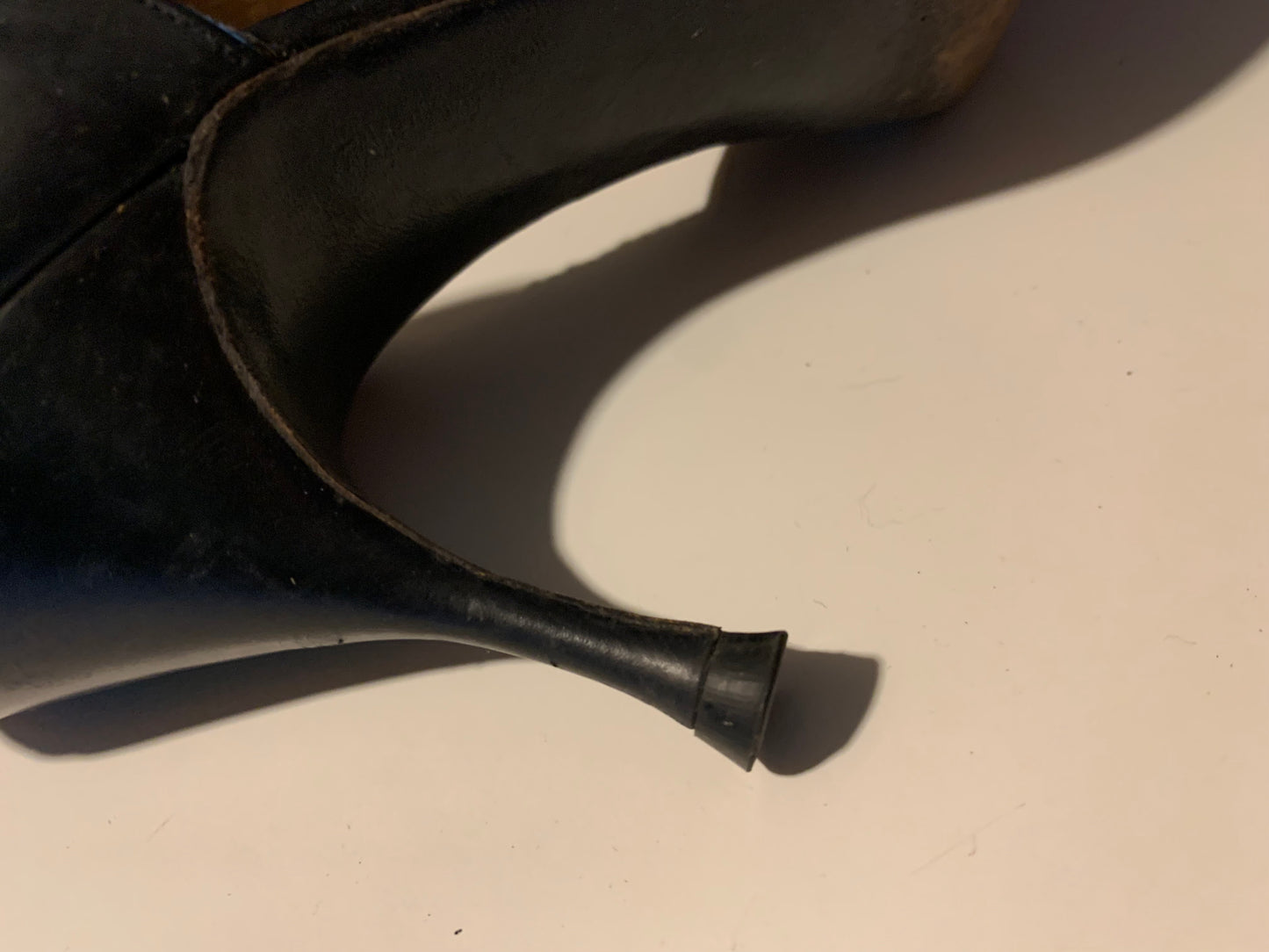 D'Orsay Style Cocoa Brown Alligator High Heel Shoes circa 1960s US 4N
