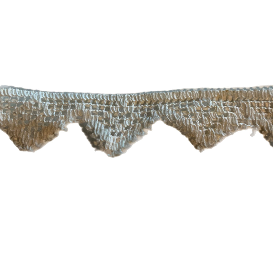 Sawtooth Cotton Off White Cotton Trim circa 1940s