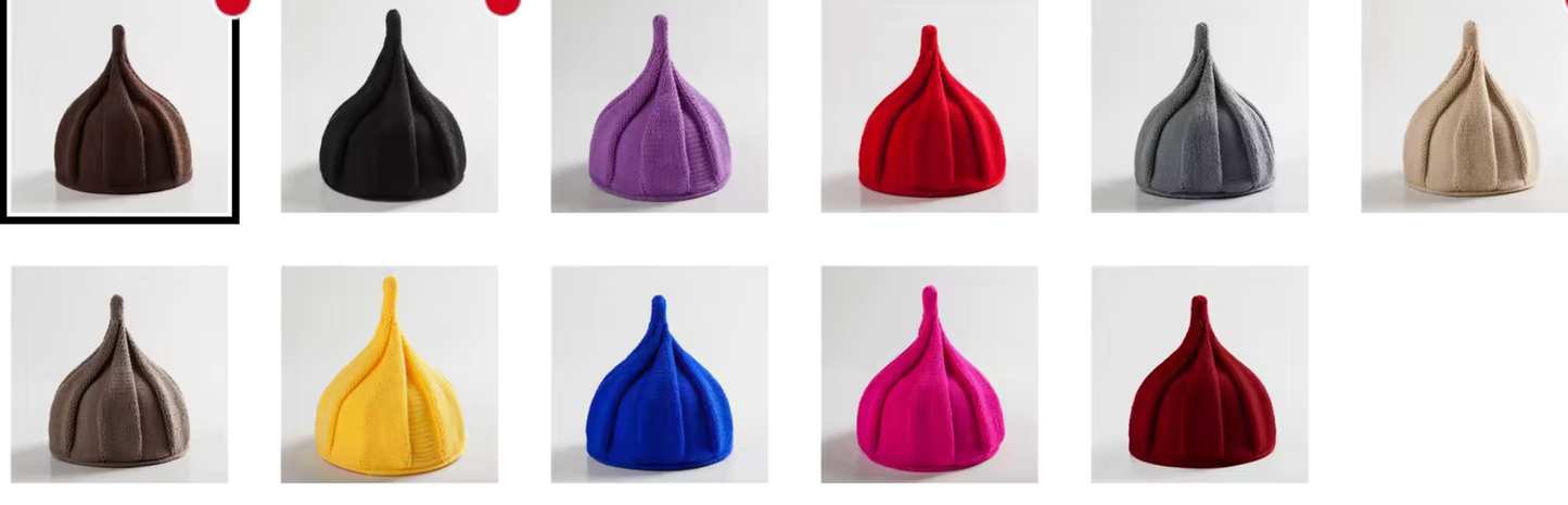 Bea- the Stem Top Knit Beanie 11 Colors