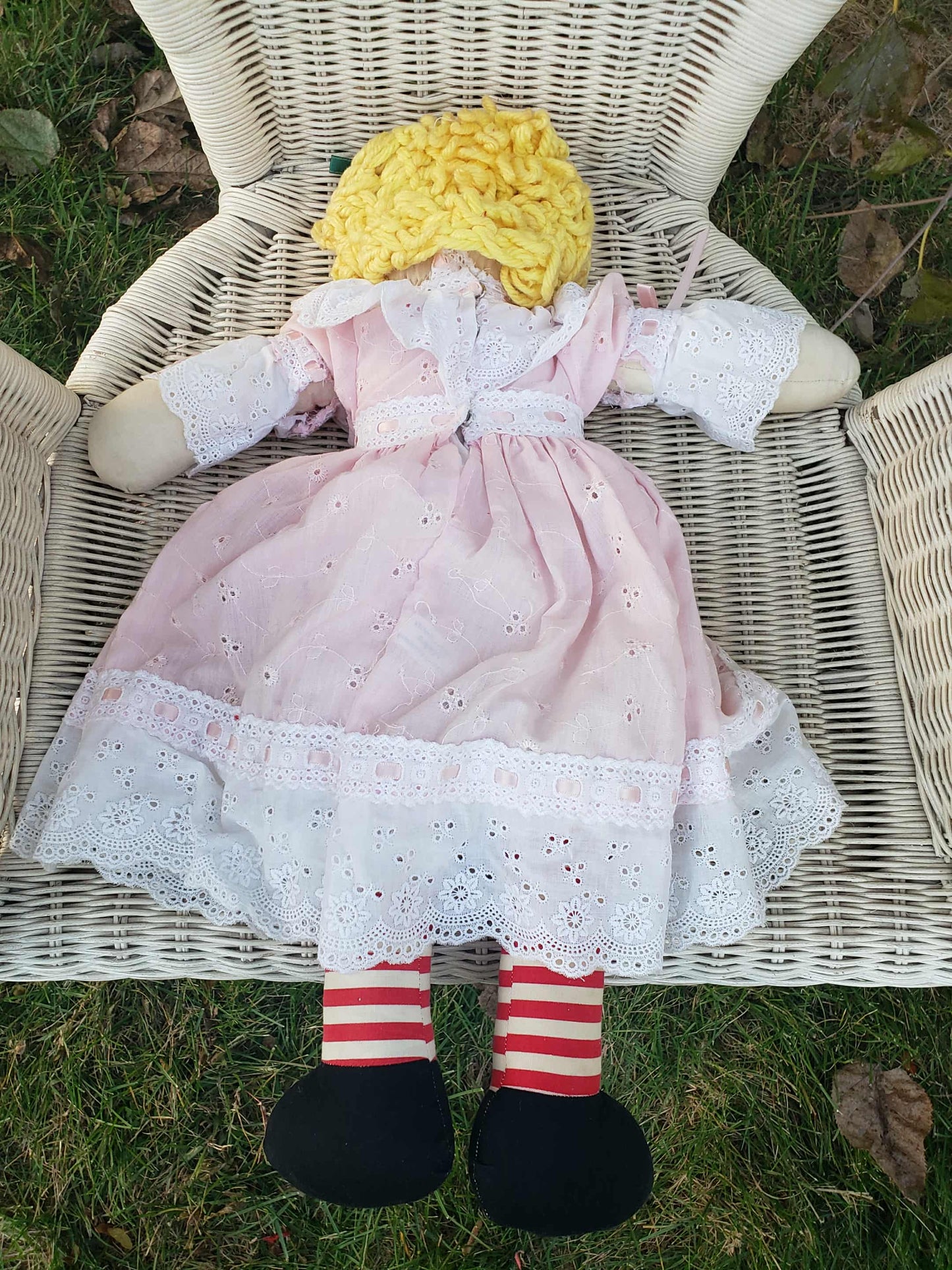 Blonde 1950s Raggedy Ann Doll