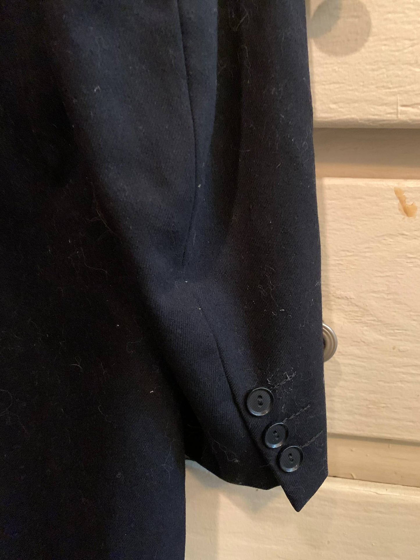 Black Tuxedo Jacket with Pinstriped Pants Morning Suit circa 1930s