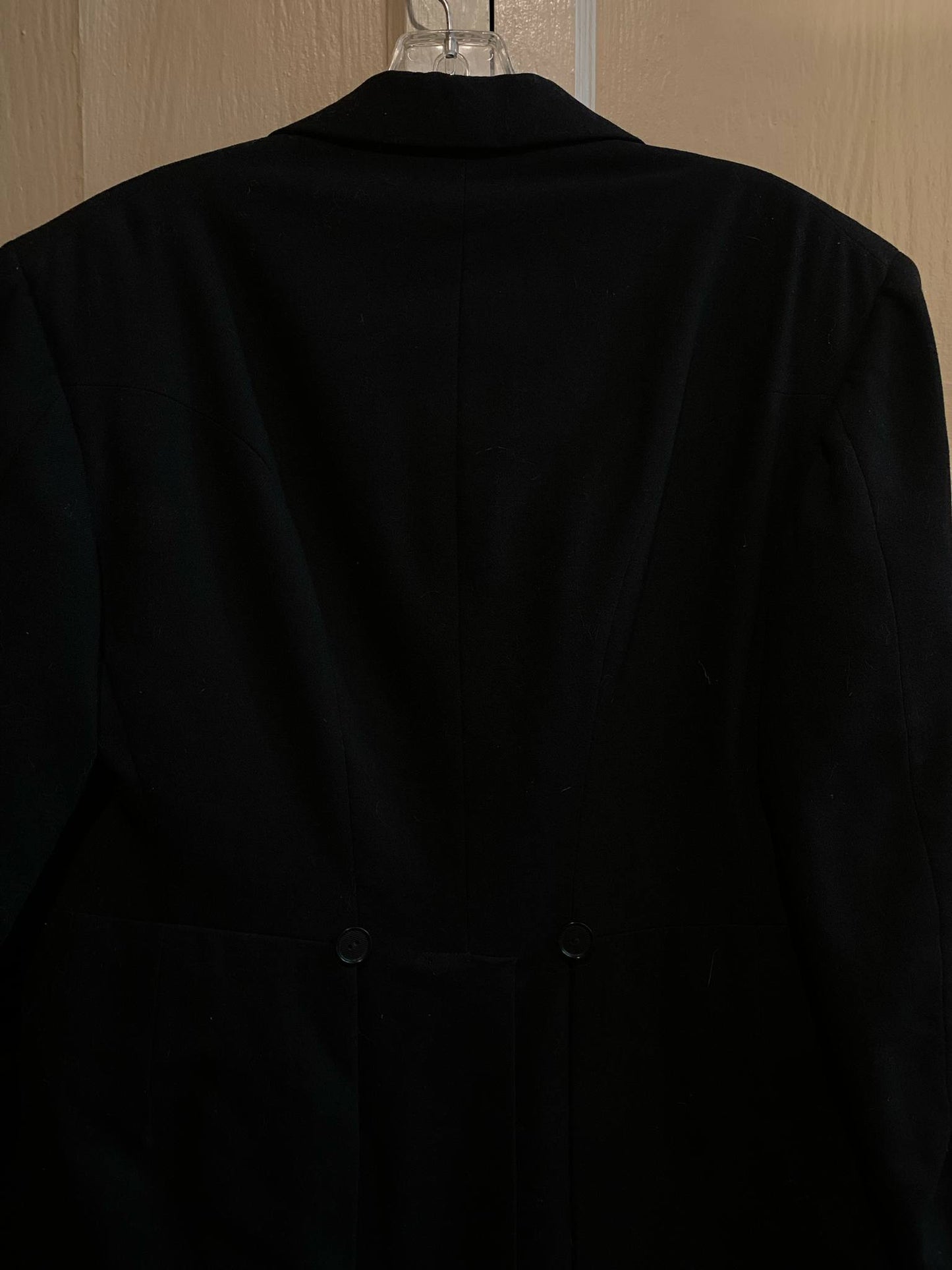 Black Tuxedo Jacket with Pinstriped Pants Morning Suit circa 1930s