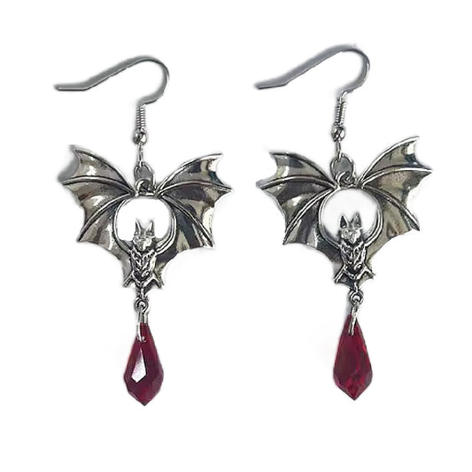 Allura- the Bat Dangle Earrings 3 Colors