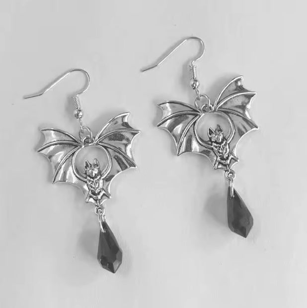 Allura- the Bat Dangle Earrings 3 Colors