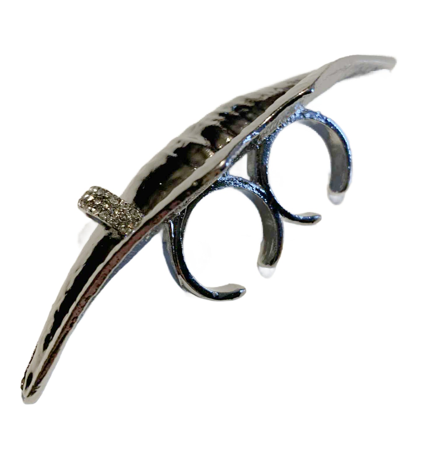 Mae-Surrealist 4.5" Double Wide Lip Ring with Piercing 2 Colors