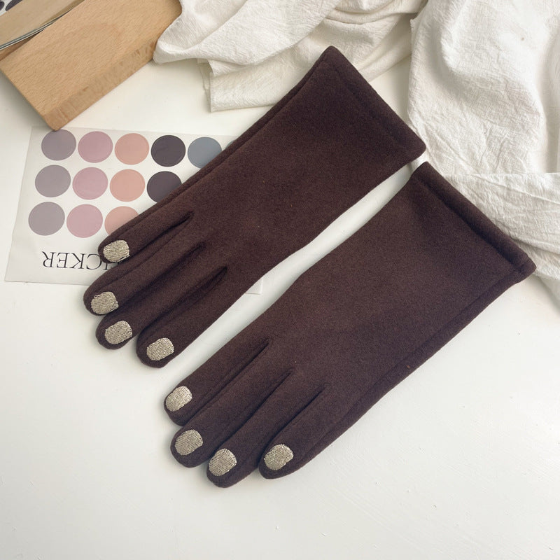 Schiap Style Painted Fingernails Embroidered Gloves (Some with Rings!)