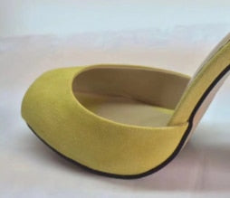 Diana- the 1950s Inspired Classic "Spring-o-Lator" Style Mule High Heel Shoes 10 Colors