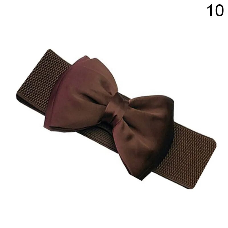 Gifty- the Classic Little Bow Front Belt 12 Colors