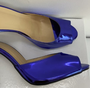 Diana- the 1950s Inspired Classic "Spring-o-Lator" Style Mule High Heel Shoes 10 Colors