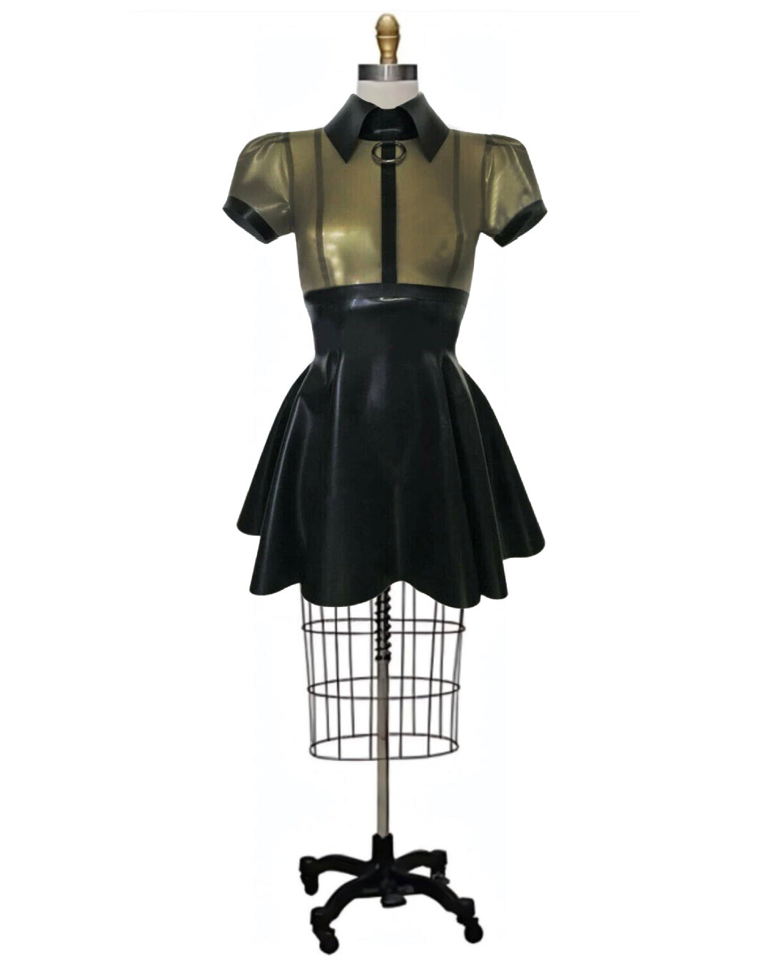 latex mini dress Tana Louise- the Latex Mini Dress L / Black