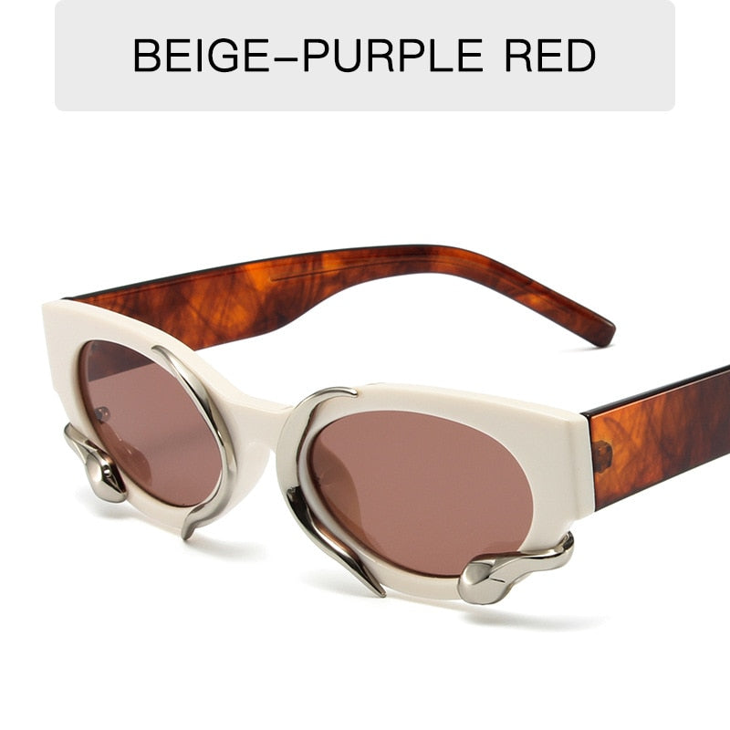 Slithereen- the Serpent Wrapped Cat Eye Sunglasses