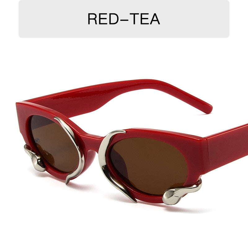 Slithereen- the Serpent Wrapped Cat Eye Sunglasses