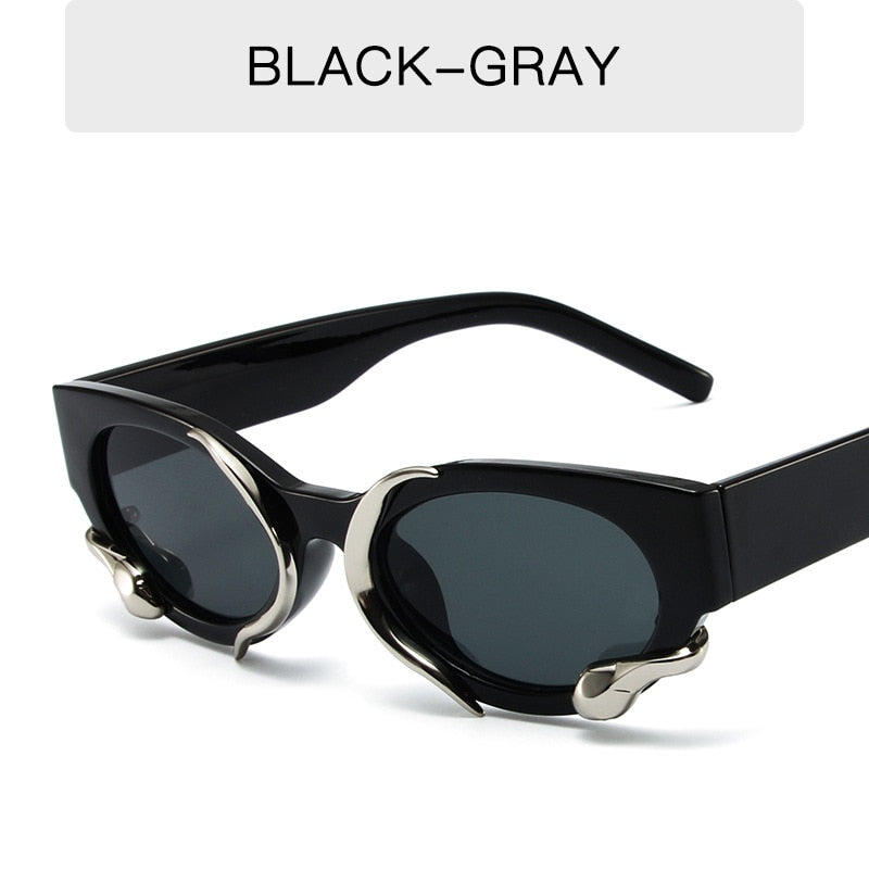 Asp- the Serpent Wrapped Cat Eye Sunglasses