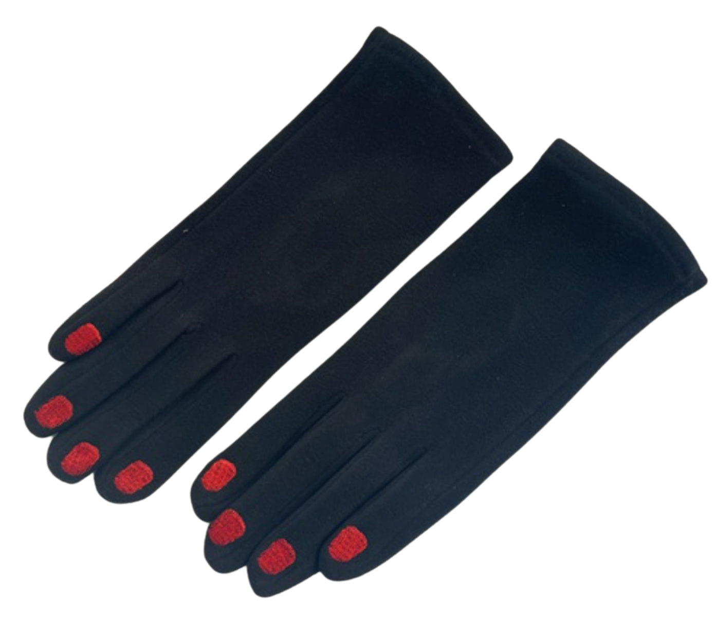 Schiap Style Painted Fingernails Embroidered Gloves (Some with Rings!)