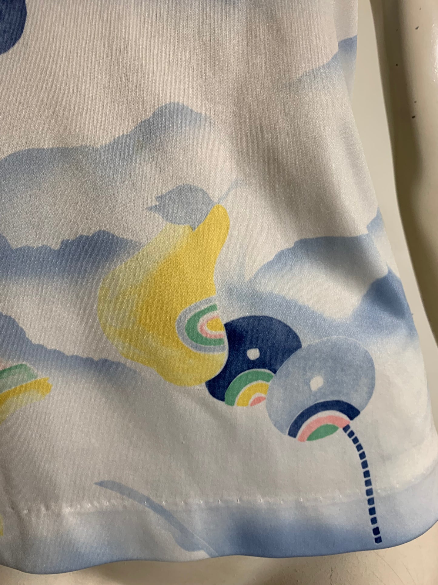 Rainbows and Fruit Novelty Print Tank Top circa 1970s