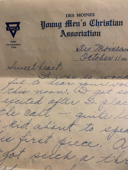 The Letters- October 11, 1926 from Bob to Jean