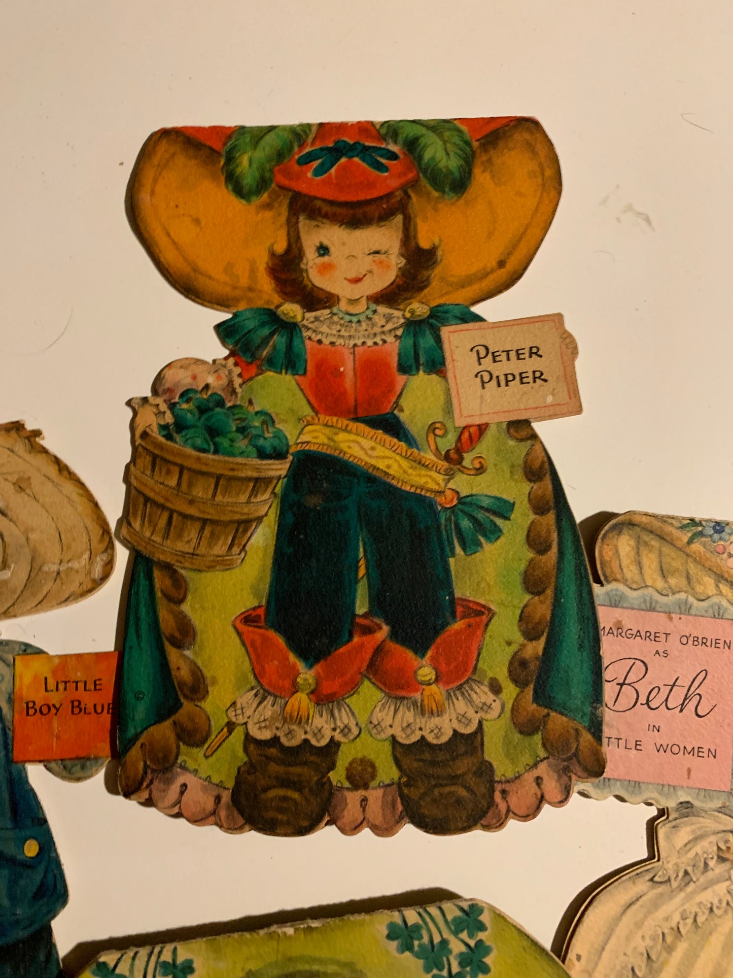 Hallmark Land of Make Believe and Dolls of the Nations Cards Set 8 1940s