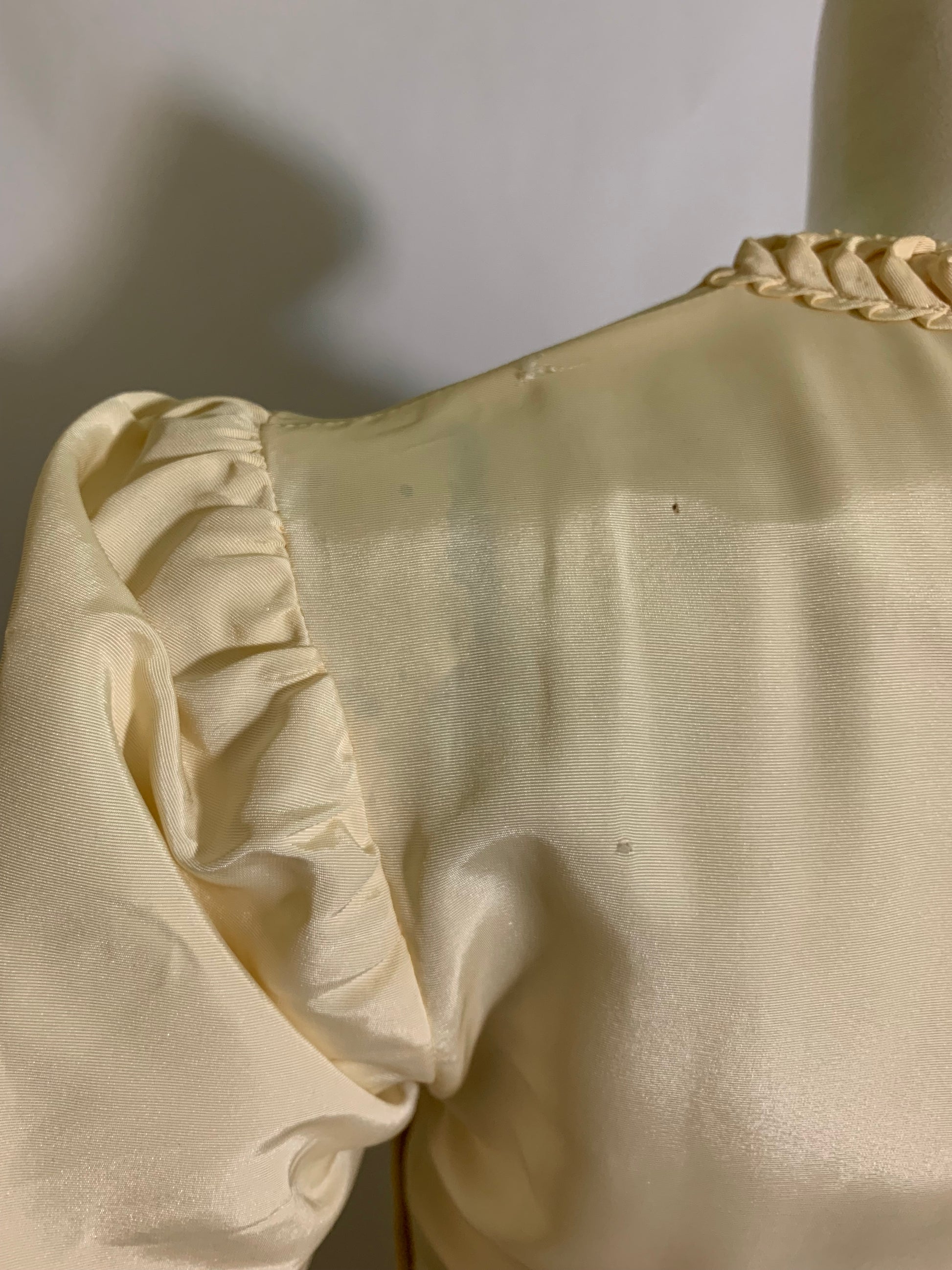 Candlelight Medieval Inspired Wedding Dress circa 1940s Candlelight Medieval Inspired Wedding Dress circa 1940s