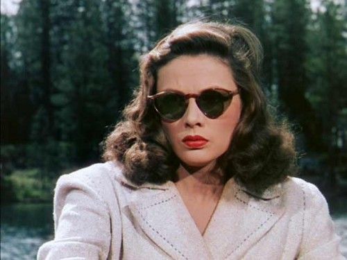 Caramel Plastic Frame Sunglasses Smoky Green Lenses circa 1940s