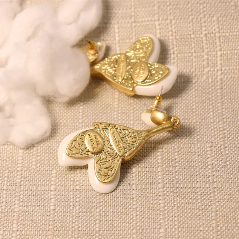 Maggie- the 1930s Inspired White Magnolia & Rhinestones Necklace or Earrings
