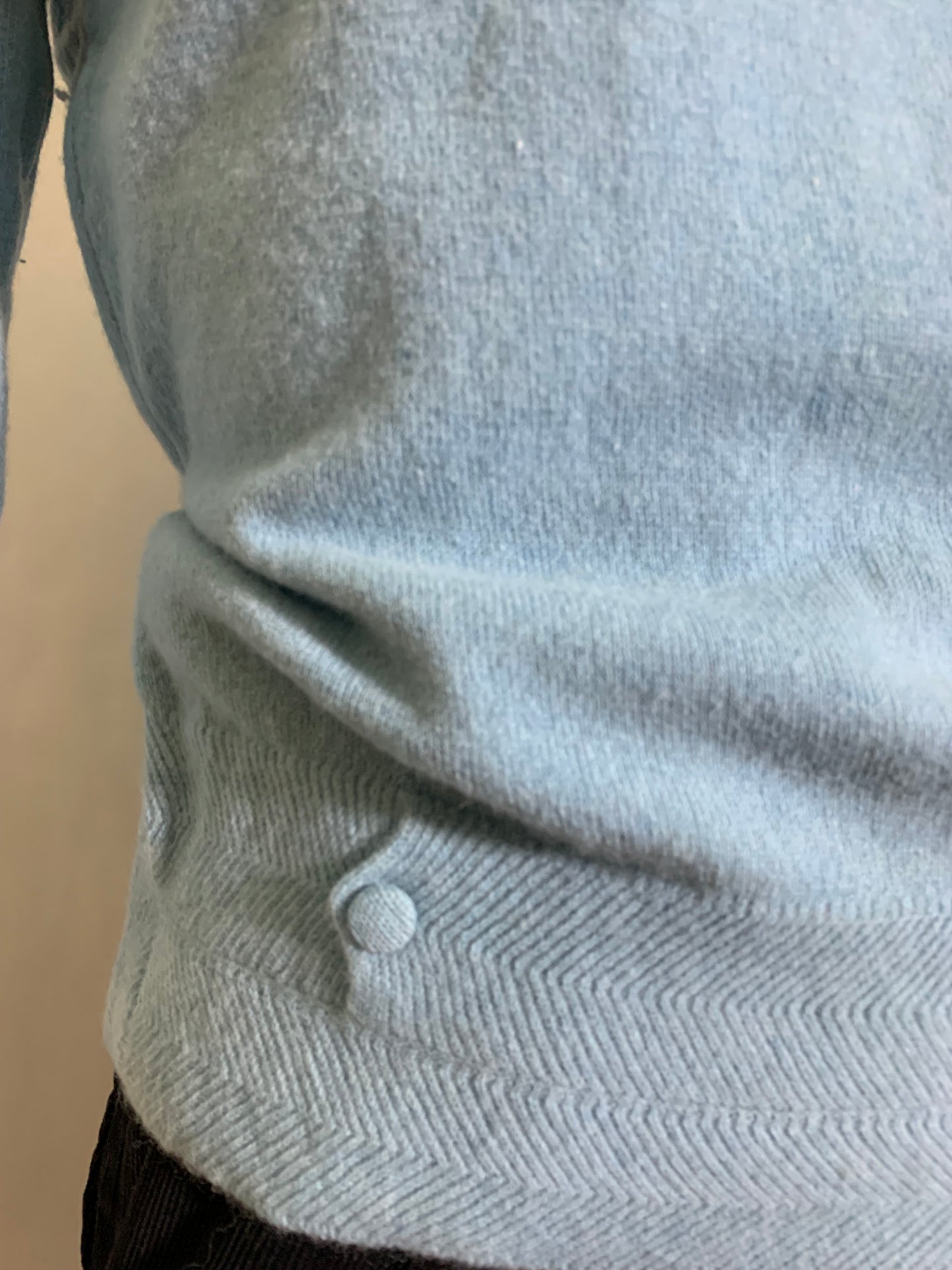 Soft Sky Blue Orlon It Girl Sweater circa 1960s