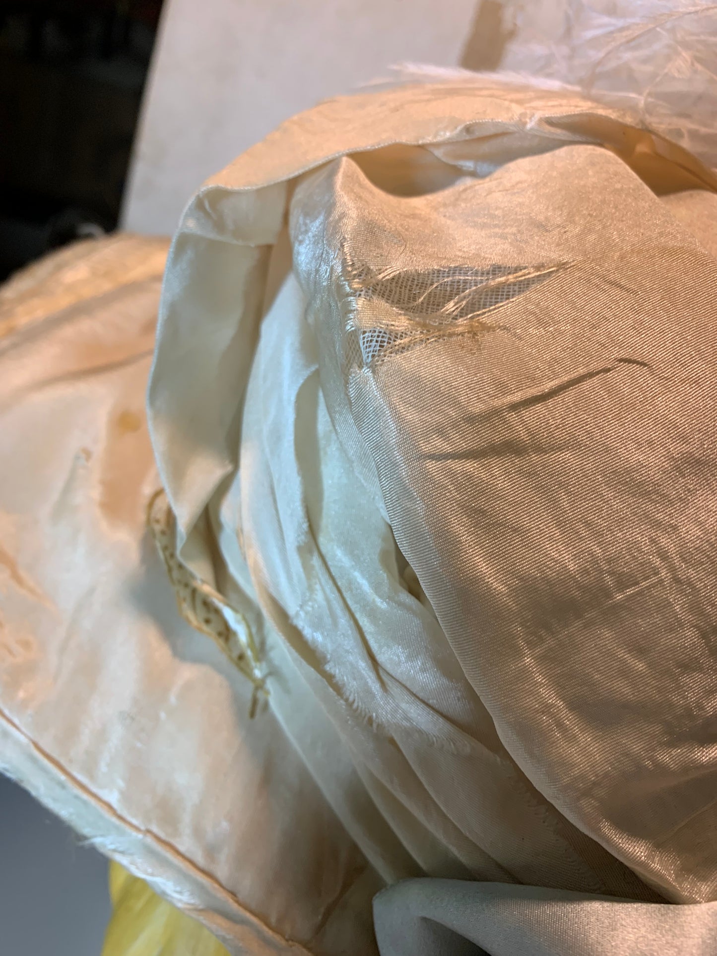 The Bride Reimagined Edwardian Silk Hat and Flowers with Antique Hanky, Pale Blue Ribbon and Feathers