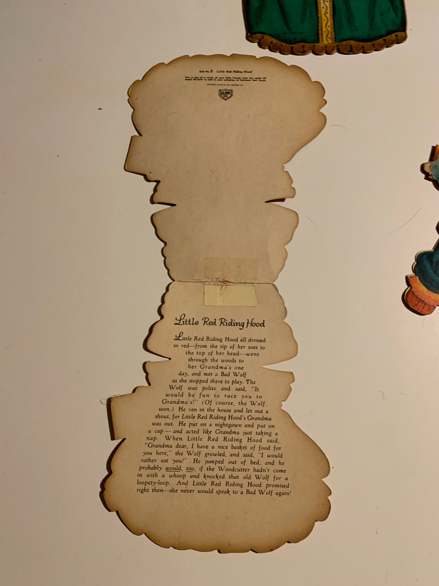 Hallmark Land of Make Believe and Dolls of the Nations Cards Set 8 1940s