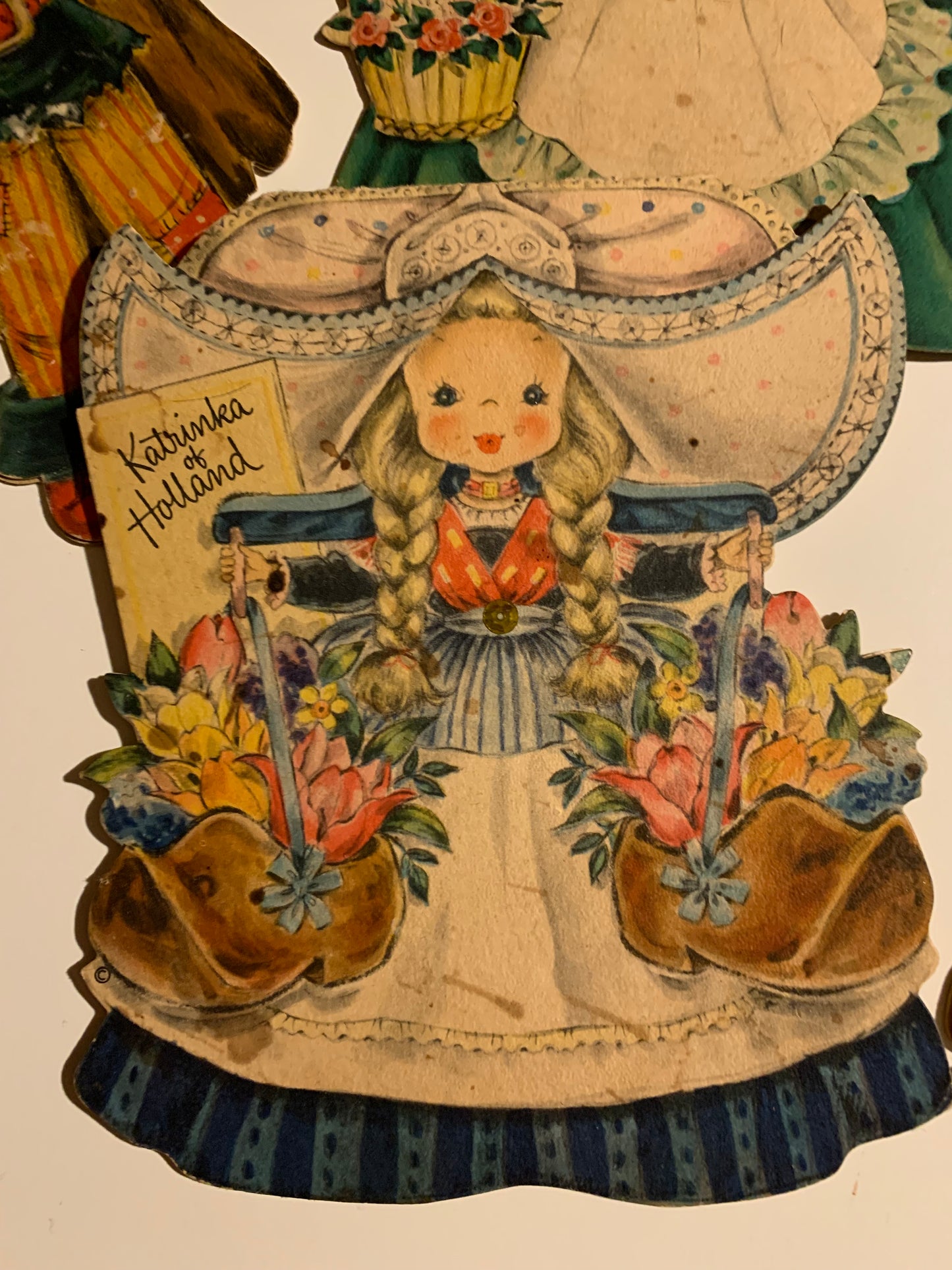 Hallmark Land of Make Believe and Dolls of the Nations Cards Set 8 1940s