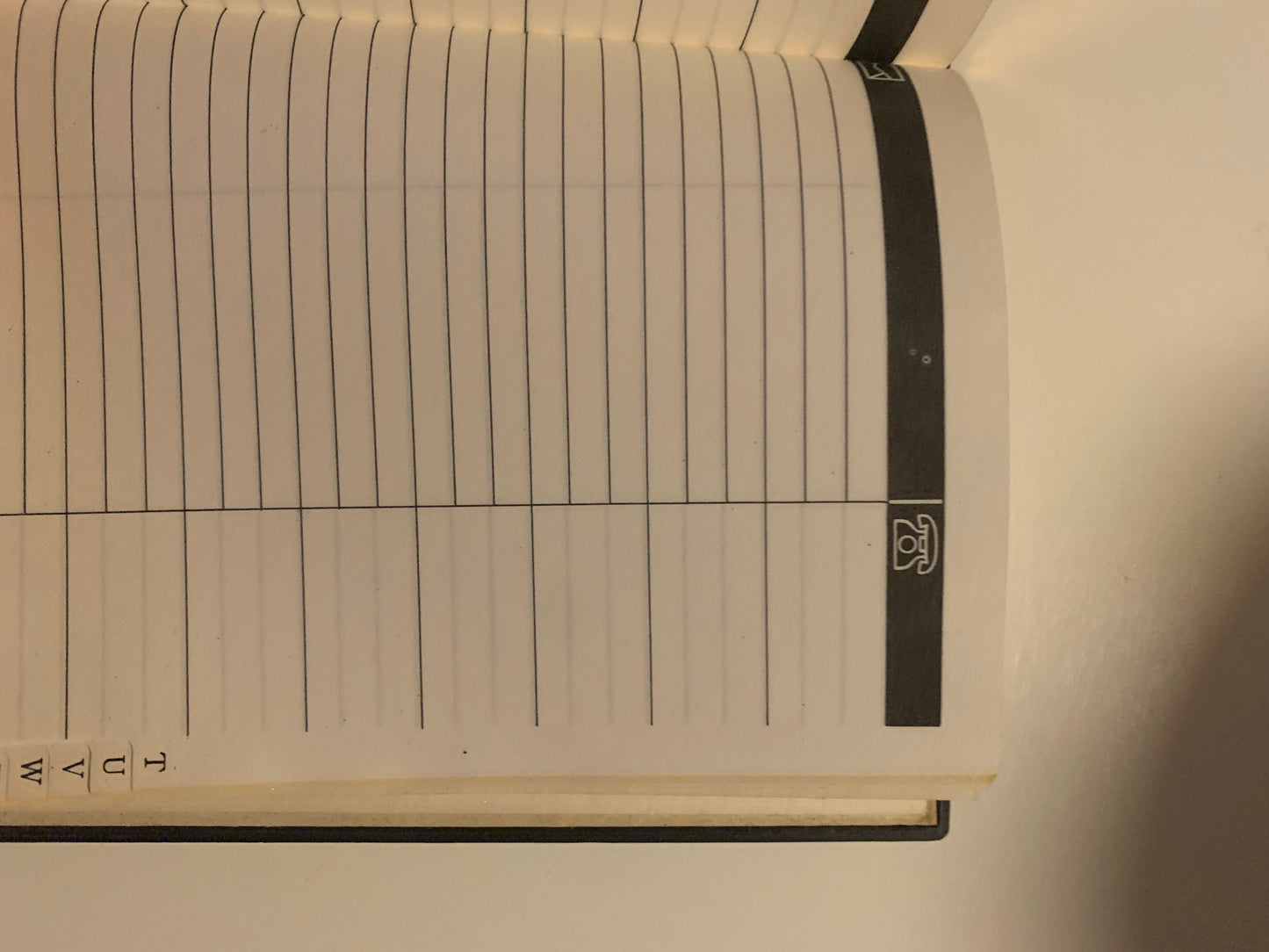 Lacquered Black and Gold Asian Floral 1970s Address Book