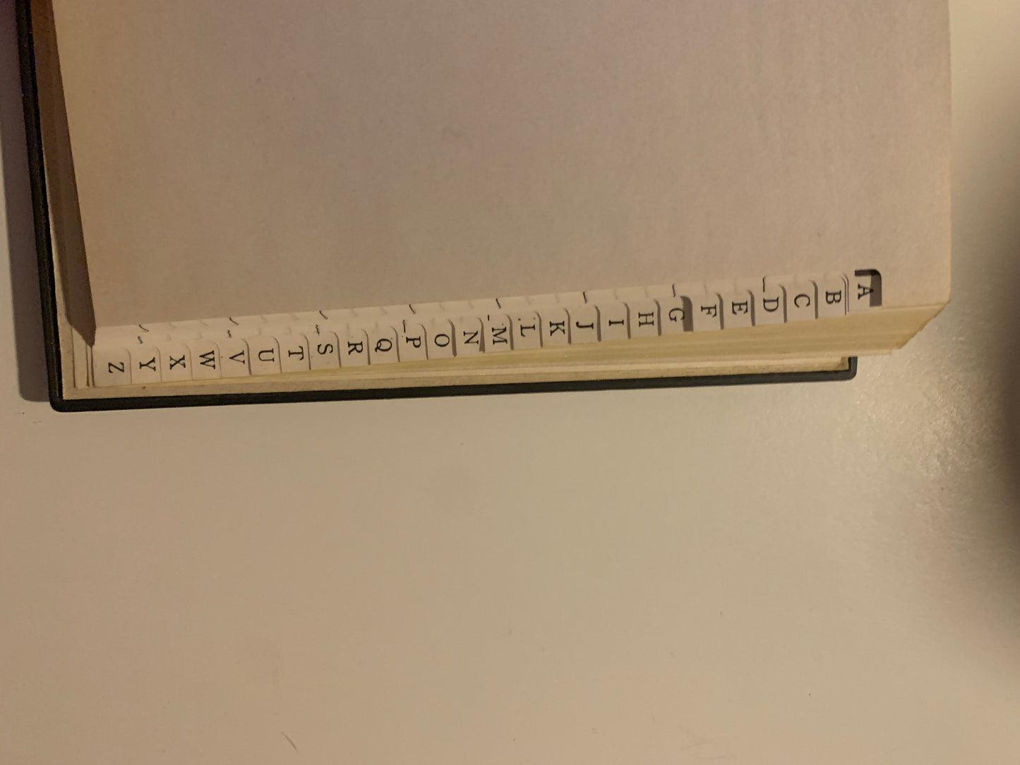 Lacquered Black and Gold Asian Floral 1970s Address Book