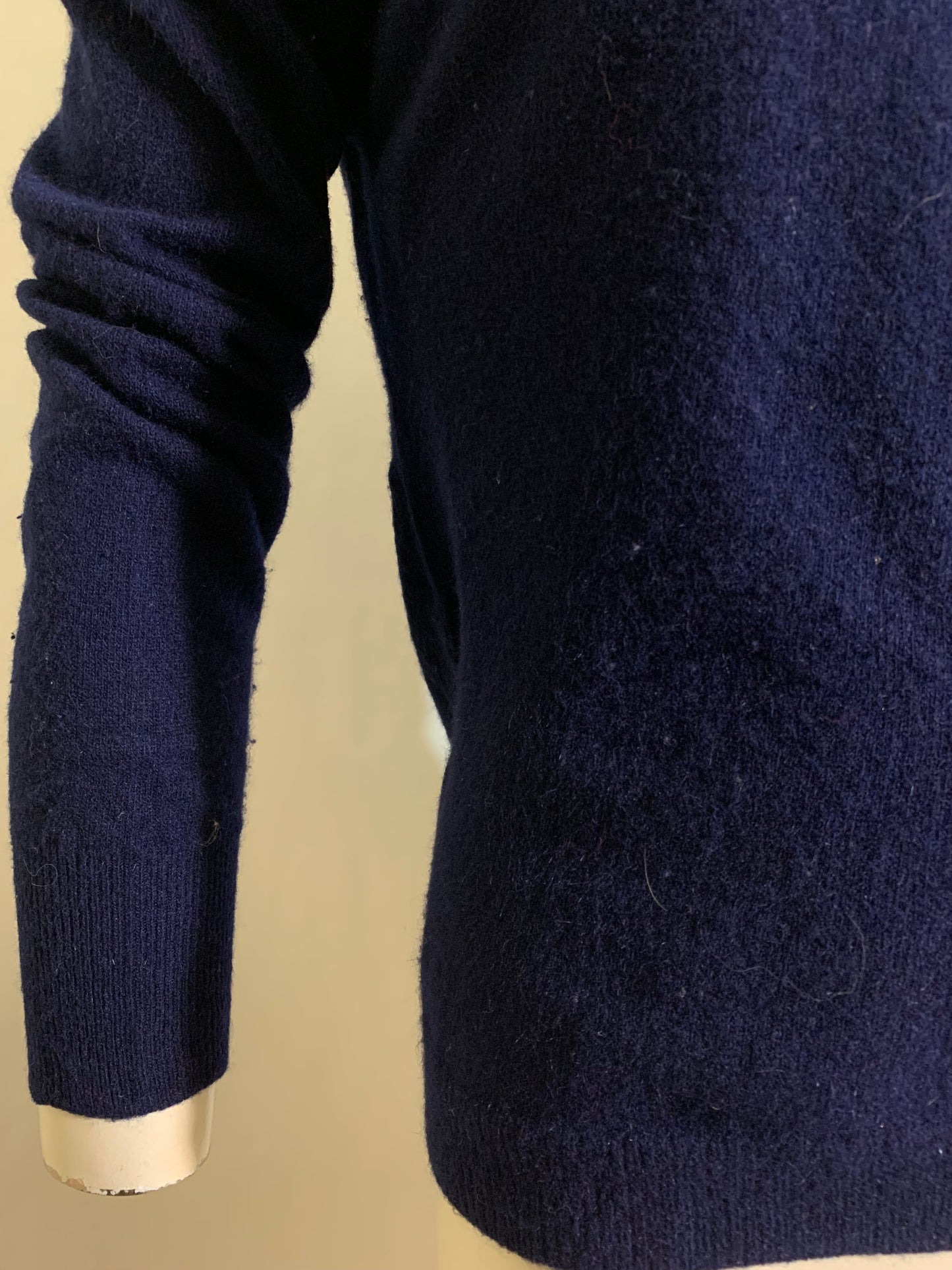 Classic Deep Blue Long Sleeved Sweater circa 1960s