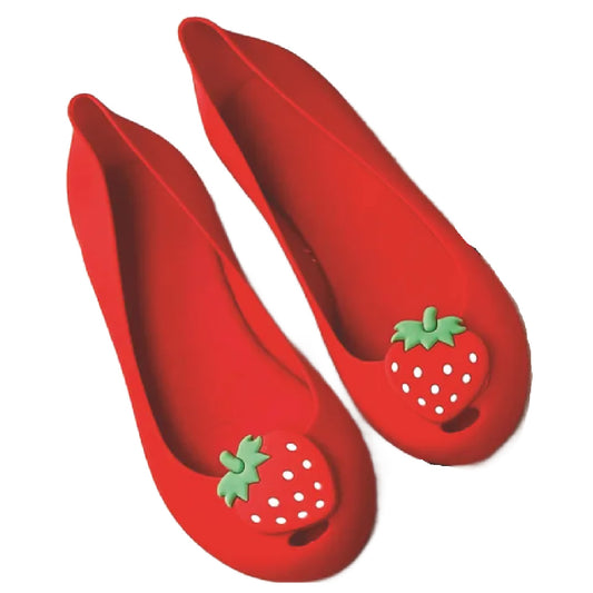 Tutti- the Fruity Bright Colored Peep Toe Flats Collection
