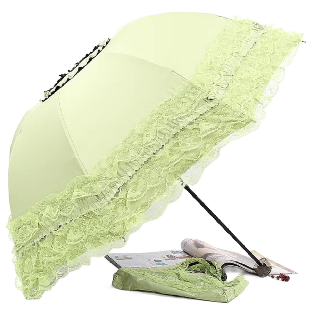 Lilbet- the Lace Trimmed Sunny Day Parasol