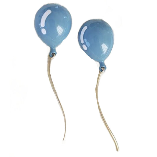 Balon- the Pastel Enameled Metal Balloon Earrings 3 Colors