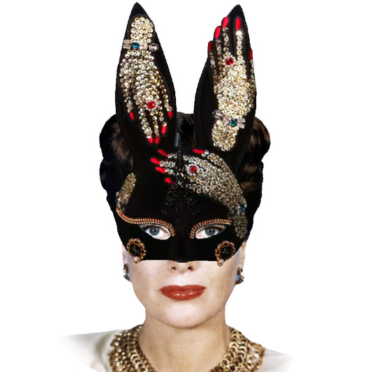 Lady Bunny- the Luxe Bunny Ears Mask Collection 4 Styles