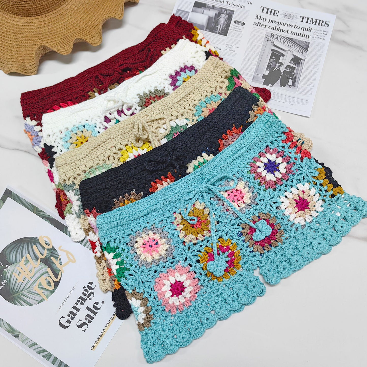 Granny- the Granny Square Crochet Hot Pants
