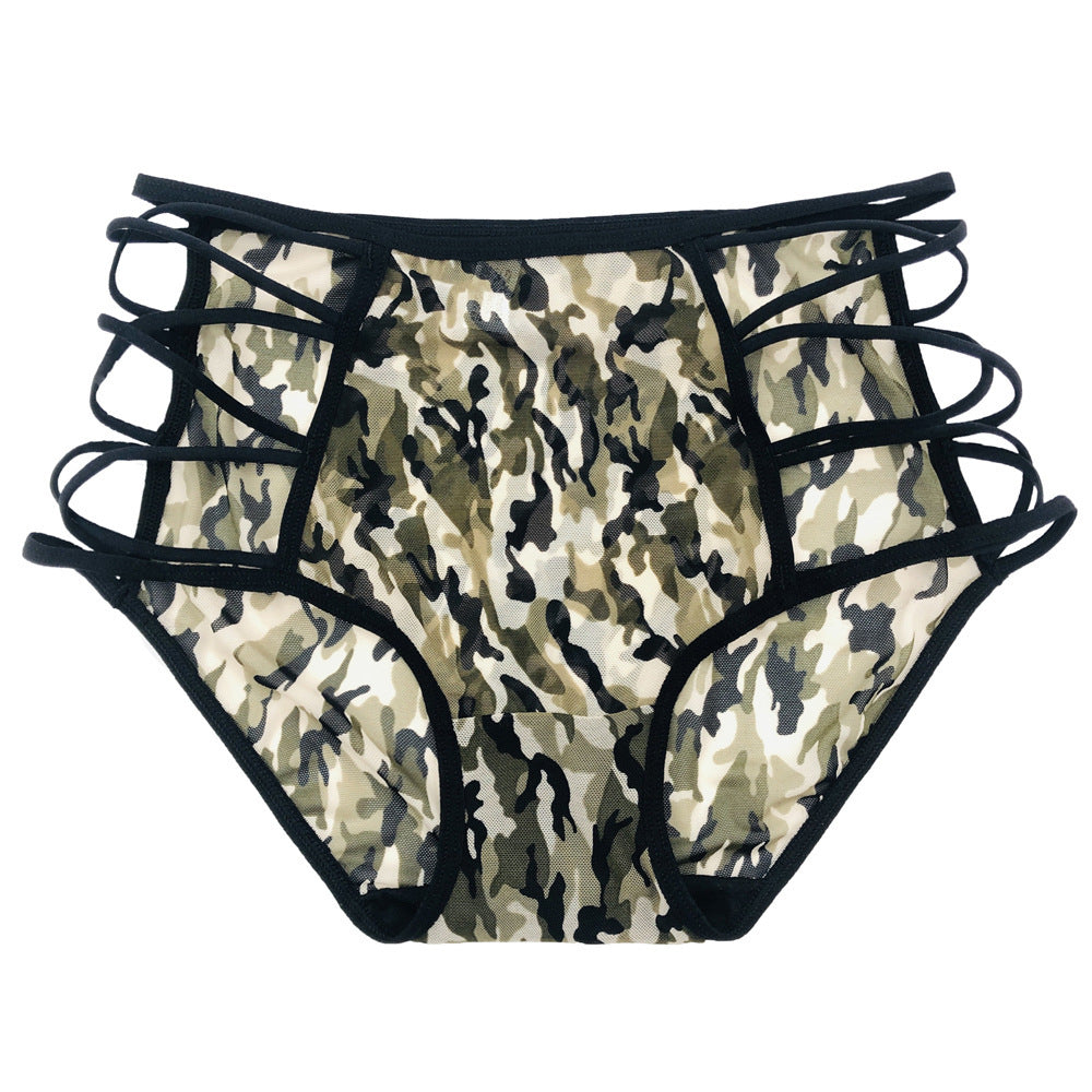 Hip Show- the 5 Pack Print Lattice Weave Sided Pin Up Panties