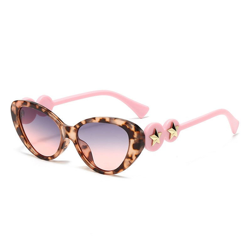 Cat Power- the Star Studded Cat Eye Sunglasses 5 Colors