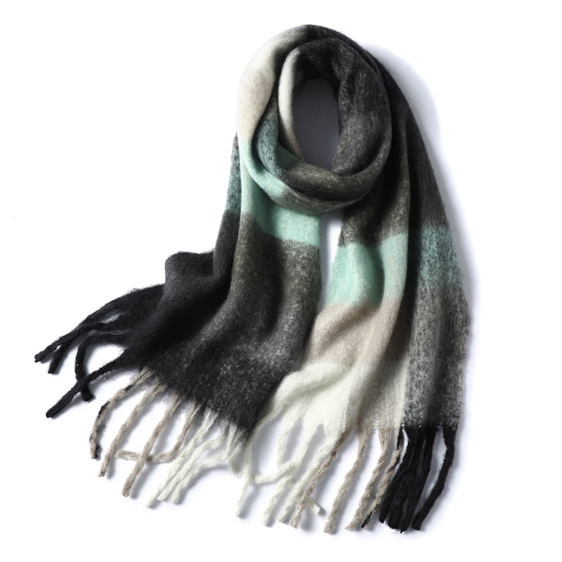 Woodsy- the Fringed Winter Scarf Collection