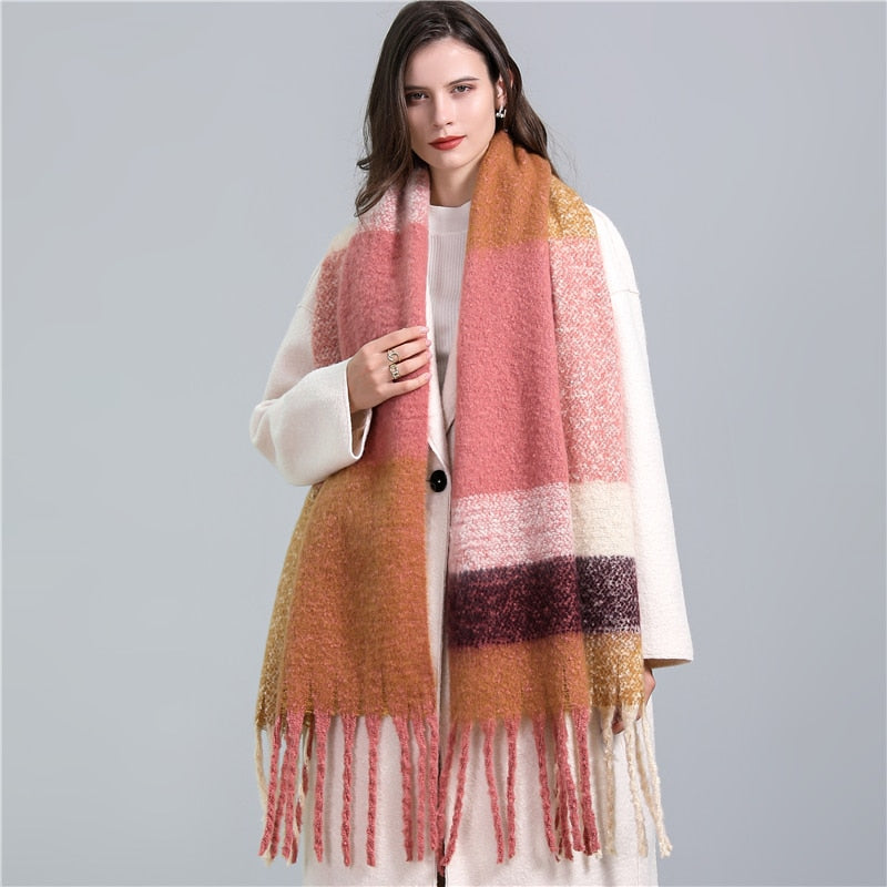 Woodsy- the Fringed Winter Scarf Collection