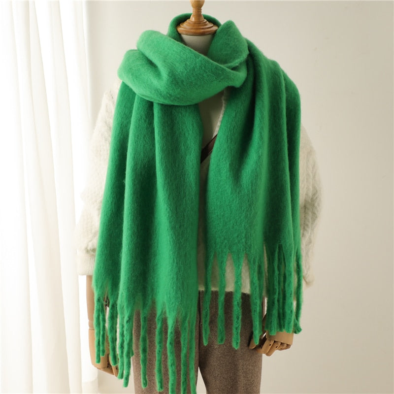 Woodsy- the Fringed Winter Scarf Collection