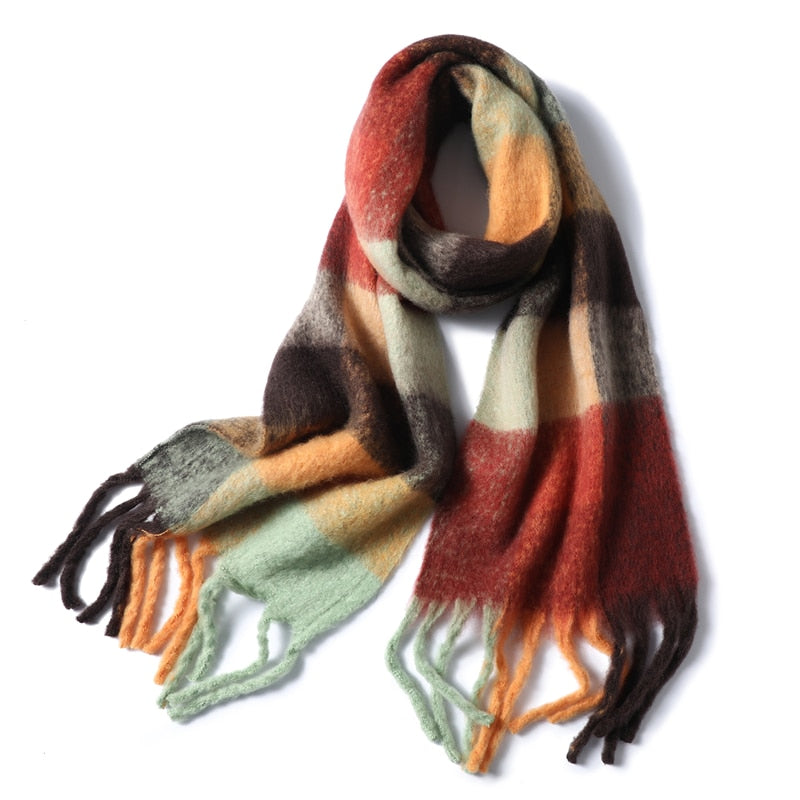 Woodsy- the Fringed Winter Scarf Collection