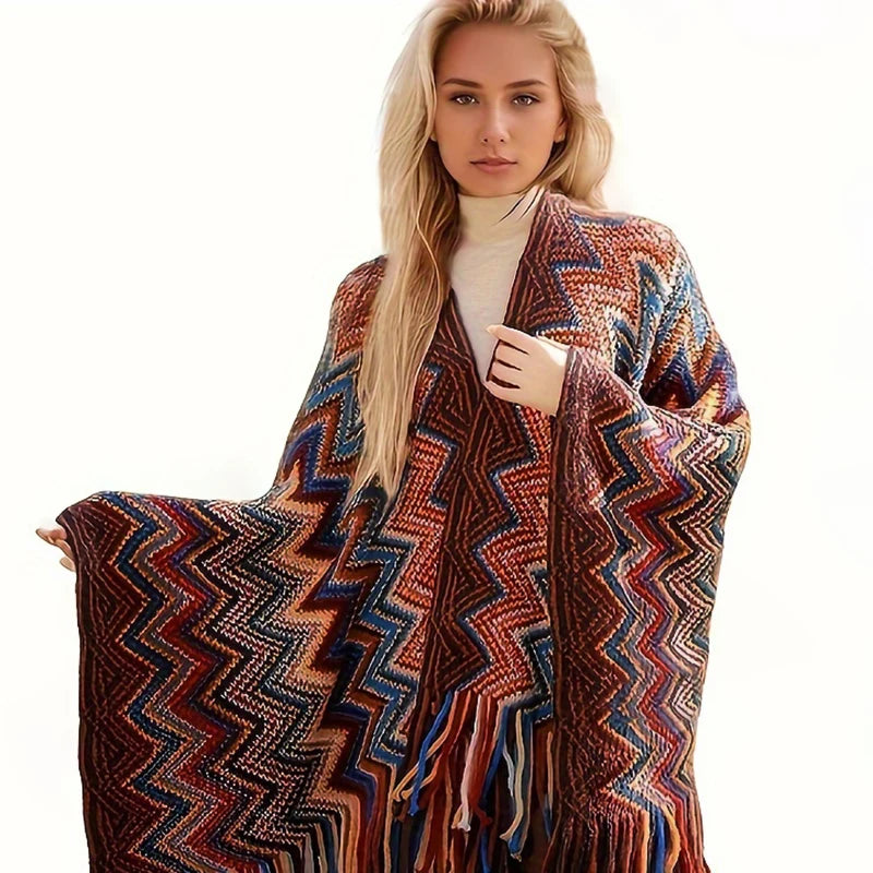 Zag- the Missoni Inspired Zig Zag Weave Shawl