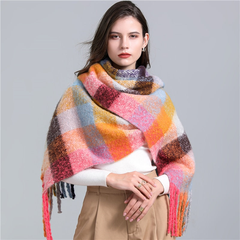 Woodsy- the Fringed Winter Scarf Collection