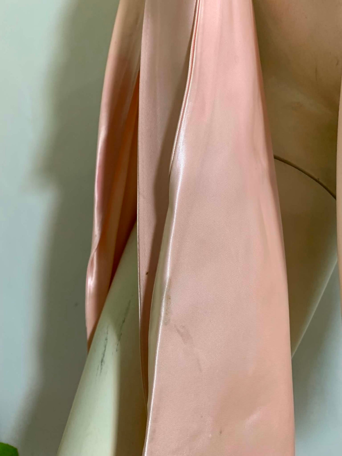 Material Girl the Reimagined Big Pink Slipper Satin Bow and Sequins Halter Top