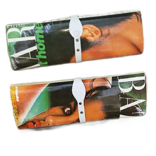 Bazaar Fashion Magazine Clutch Style Handbag circa 1970s